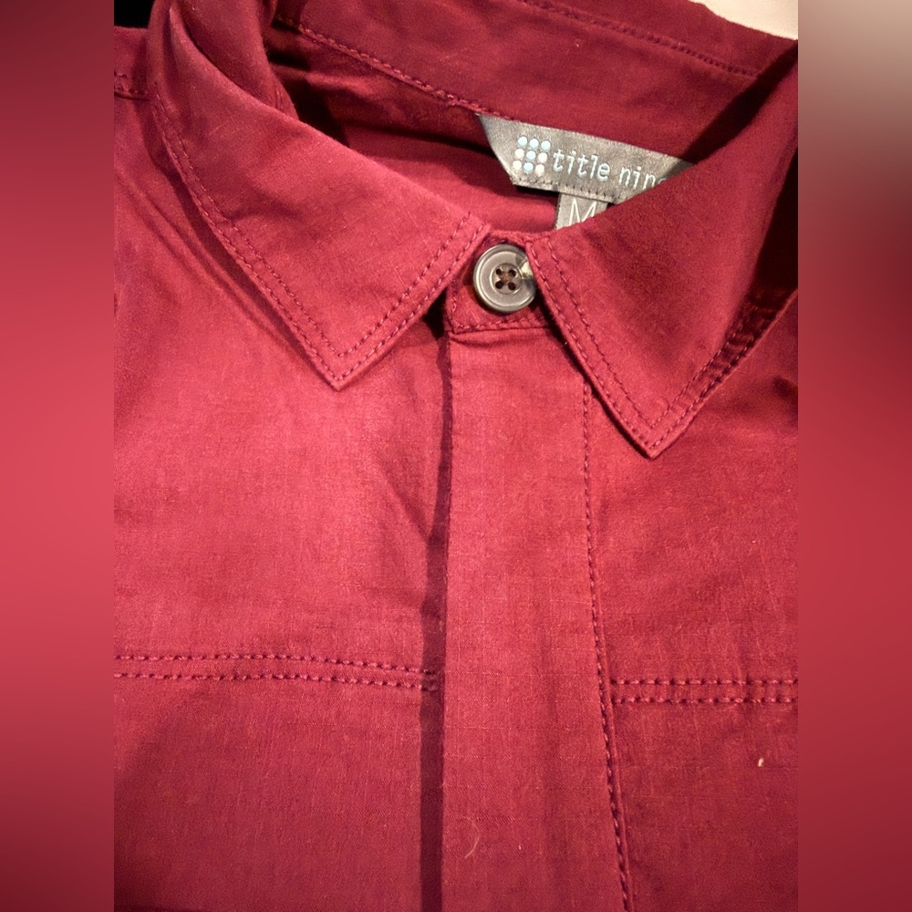 title nine Wren Utility Shirt Dress. NWT - Picture 5 of 5